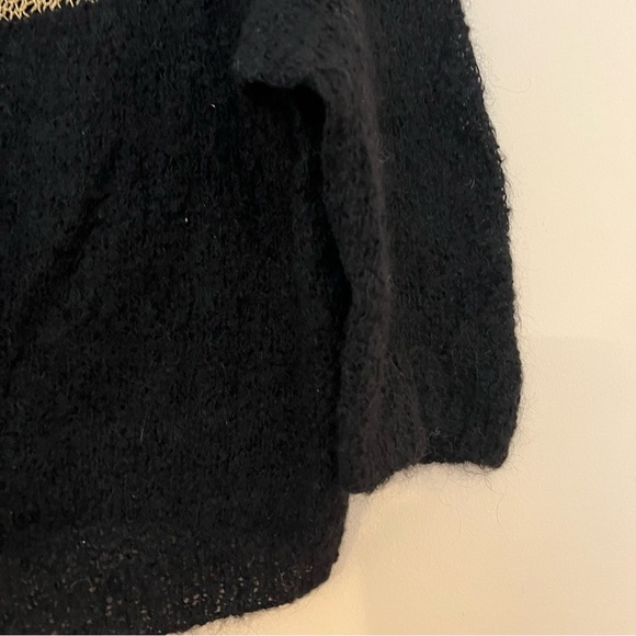 Hand Knit Mohair Blend Button Up Cardigan - Picture 4 of 4